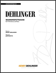 Bahnhofstrasse TTBB choral sheet music cover Thumbnail